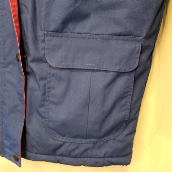 Haband For Her Ski Snow Parka Jacket Waterproof Pockets Zipper Blue Size 12/ 14 - Picture 14 of 16